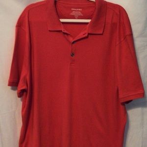 Banana Republic Coral 3 Button Polo Shirt 100% Cotton Size XXL